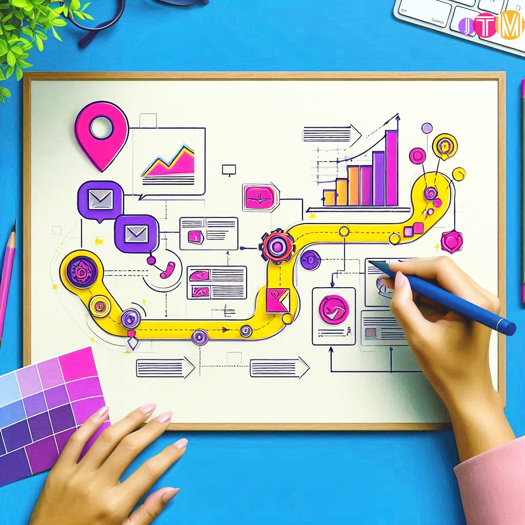 Digital customer journey map